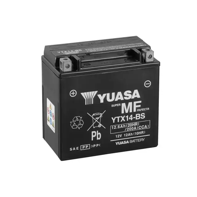 Μπαταρία Μοτοσυκλέτας YUASA YTX14-BS 12V 12Ah