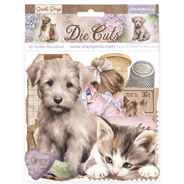 Die Cuts Stamperia, Quiet Days