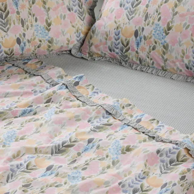 Σετ Σεντόνια 240x260 Υπέρδιπλα Daily Das Home 3184 Πολύχρωμο 100% βαμβακερόΧωρίς Λάστιχο 2