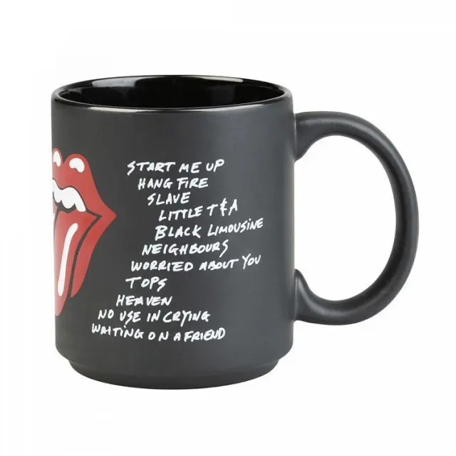Grupo Erik® The Rolling Stones Κεραμική Κούπα 350ml- Black 3