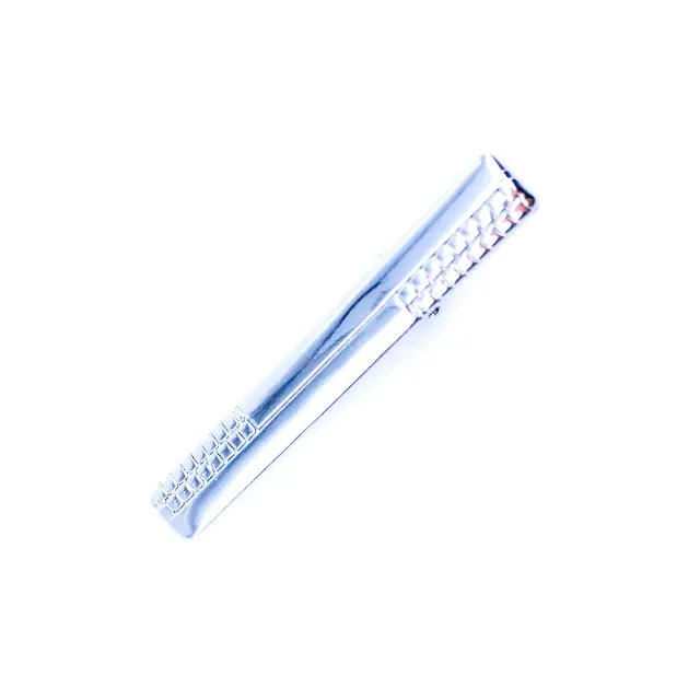 Σχεδιαστικό Ασημί Κλιπ Γραβάτας 4,5 cm – LGTC-53 2
