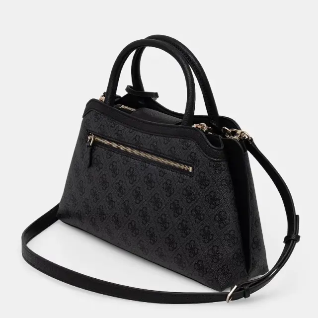 Guess - Γυναικεία Τσάντα Guess Lindsey Satchel HWSG9749060-CLO Μαύρο 3