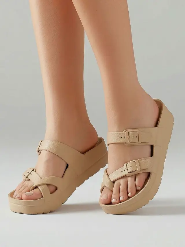 Sun&Fun Πέδιλα Γυναικείο EVA-αδιάβροχο Μπεζ SAF/15520 BEIGE 2