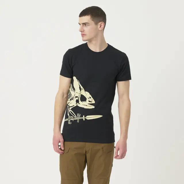 Helikon-Tex T-Shirt Full Body Skeleton-Μπλούζα Κοντομάνικη για Καθημερινή Χρήση Μαύρη - 01-Black-Μαύρο