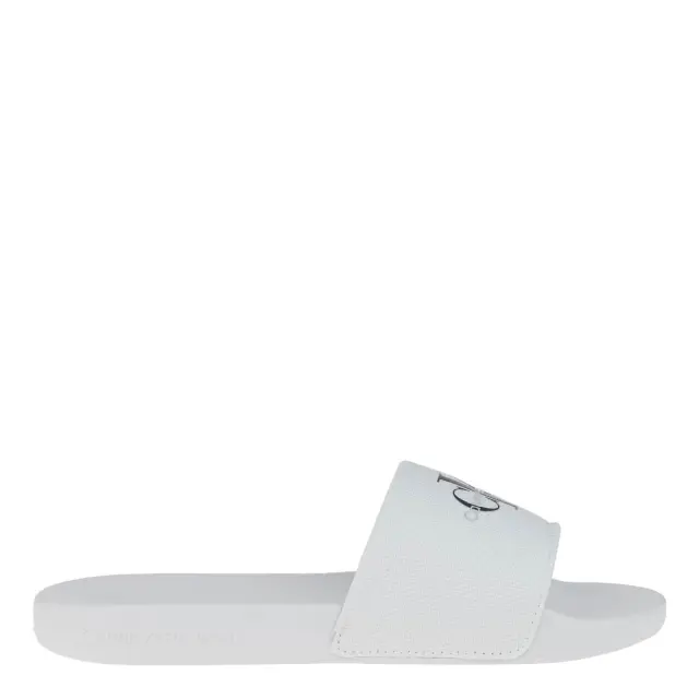 Γυναικείες Παντόφλες Slide Calvin Klein YW0YW01835 01W Λευκές Άσπρο - 39