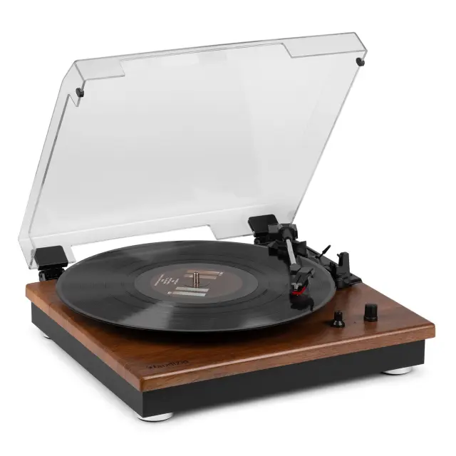 AUDIZIO RP112L ΠΙΚΑΠ ΜΕ ΠΟΜΠΟΔΕΚΤΗ BT LIGHT WOOD
