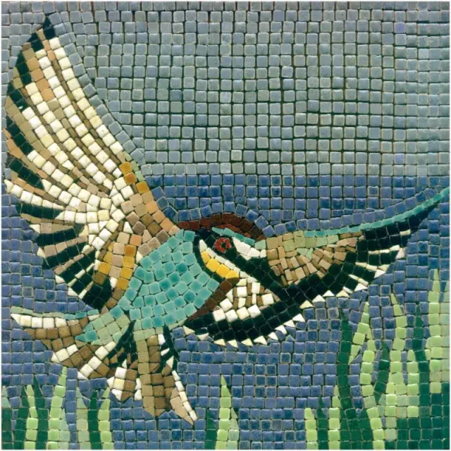 Σετ Με Μίνι Κεραμικές Ψηφίδες 20x20cm, Humming-Bird
