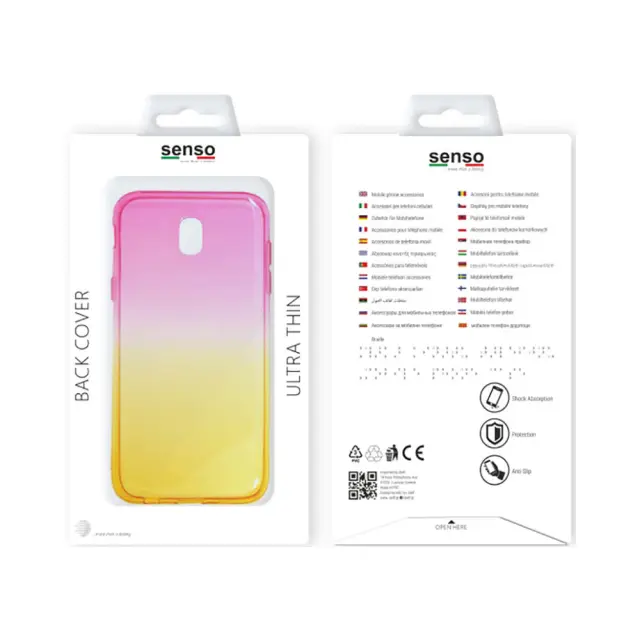 Θήκη Σιλικόνης Senso Fairy TPU Case Για Samsung Galaxy J5 2017 Ροζ Χρυσή 2