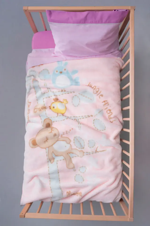 Κουβέρτα Κούνιας (110x140) Baby Velour BV722 Palamaiki