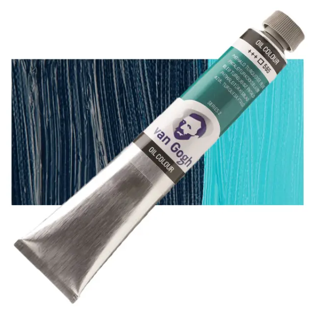 Λάδι Talens Van Gogh - 565 Phthalo Turquoise Blue - 60ml