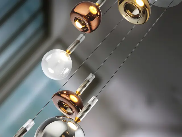 Charlize 312189 – Κρεμαστό Φωτιστικό Οροφής LAMP 6L Colours LED Σκούρο Γκρί 2