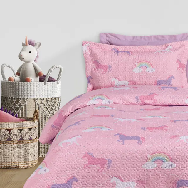Ζεύγος Μαξιλαροθήκες 50x70+5 Oxford Das Home 4929 Pink-Purple 100% Microfiber 2