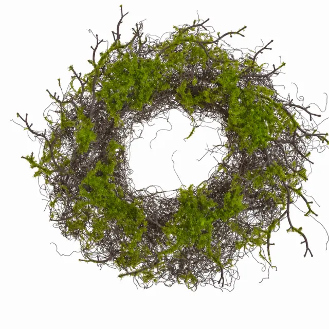 Στεφάνι τεχνητό με moss