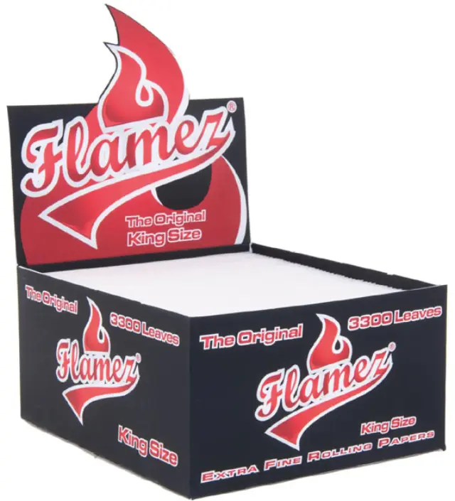 Flamez Χαρτάκια The Original Black King Size - 3300φ.