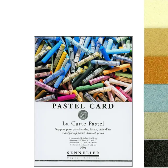 Μπλόκ Pastel Card La Carte Pastel - 24x32cm
