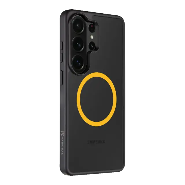 Tactical MagForce Hyperstealth 2.0 Cover for Samsung Galaxy S26 Ultra Black/Yellow 2