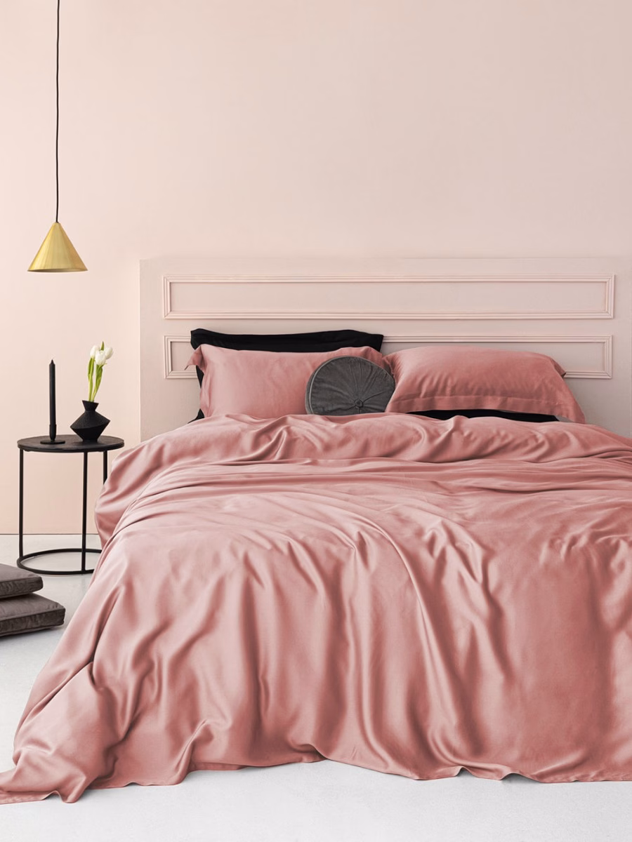 Σετ Σεντόνια King Size 4τμχ (275x290) Nature Pink Bamboo Palamaiki