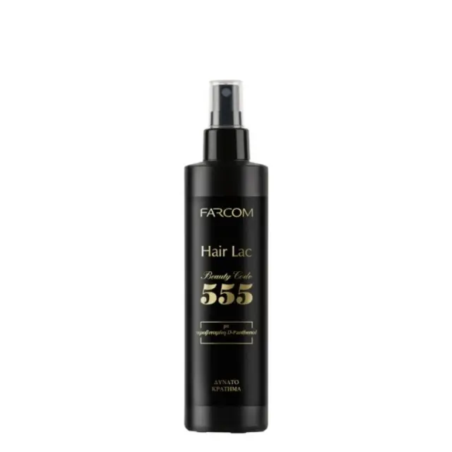 Farcom 555 Λακ Vapo Μαλλιών Χωρίς Προωθητικά Δυνατό Κράτημα 250ml