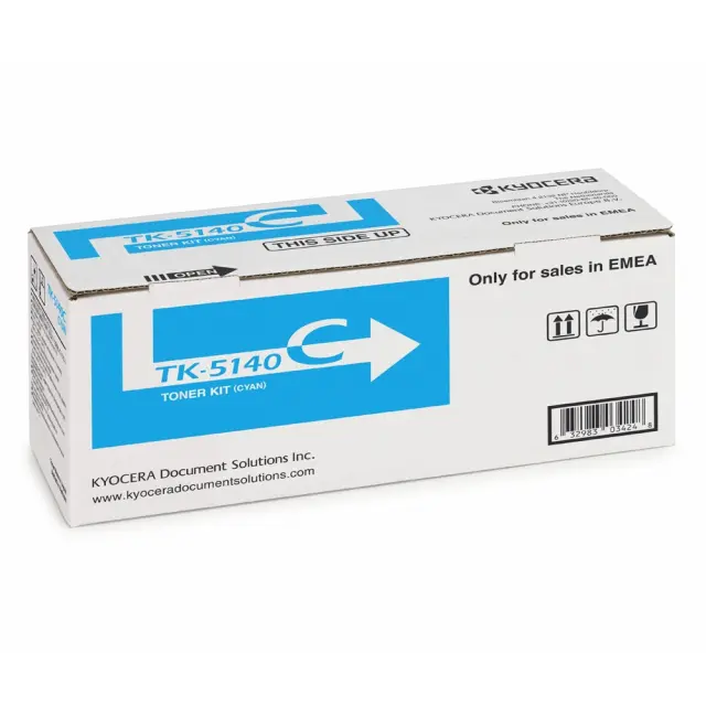 Kyocera TK-5140C Γνήσιο Toner Laser Εκτυπωτή Κυανό 5000 Σελίδων 1T02NRCNL0