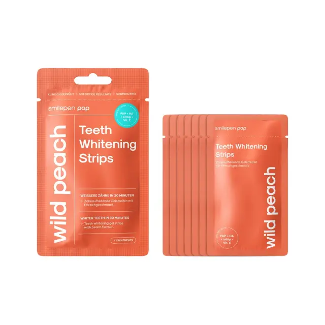 Ταινίες λεύκανσης δοντιών SwissWhite SmilePop Wild Peach Teeth Whitening Strips 2