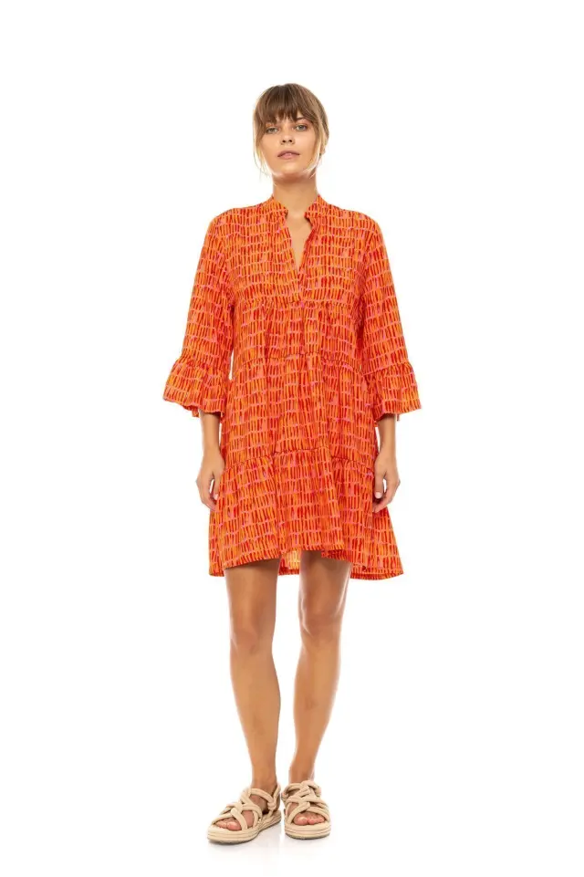 Beachwear Sorbet B620 Orange Pink Label 2