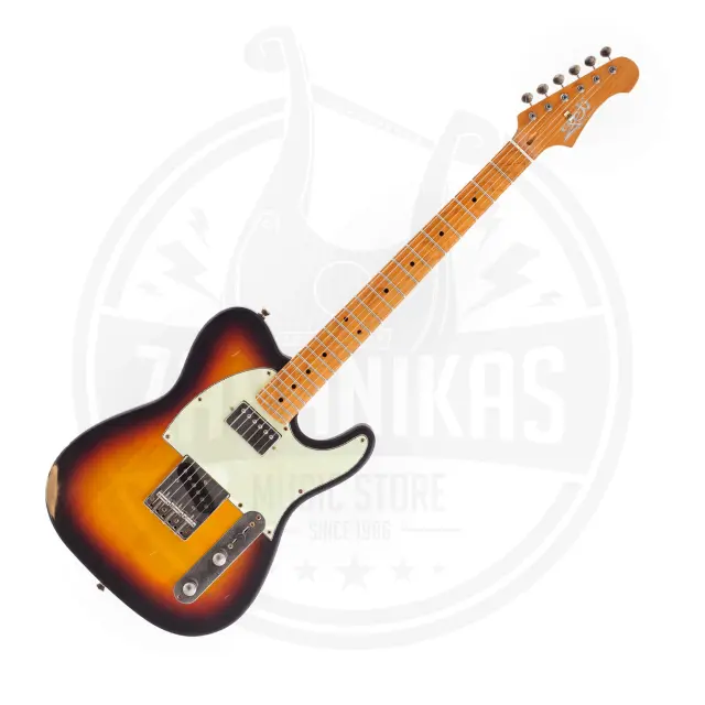 JET JT-350 Relic SB Telecaster Ηλεκτρική Κιθάρα Sunburst