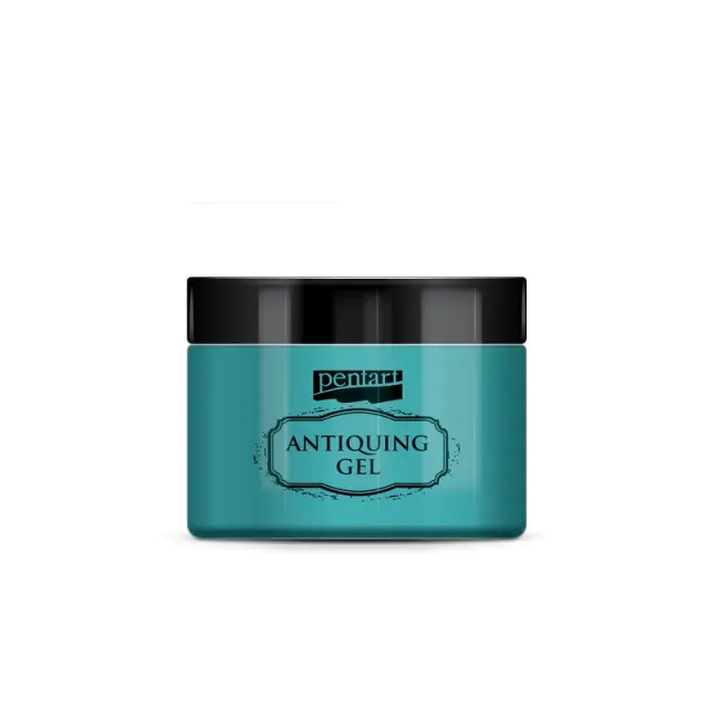 Antiquing Gel Pentart 150ml, Patina Blue