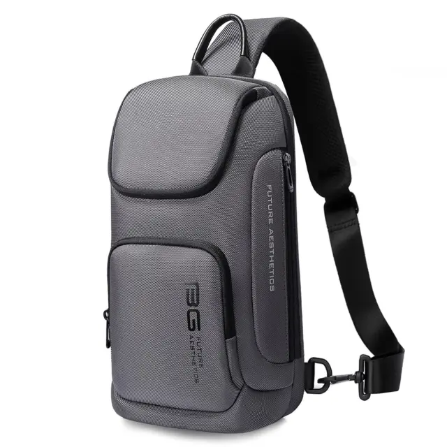 Τσαντάκι ώμου χιαστί crossbody Bange 7565 γκρί - One Size