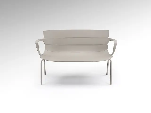 Σετ Lounge Κήπου JARA Grey Με Καναπέ Και Πολυθρόνες Γκρί 3