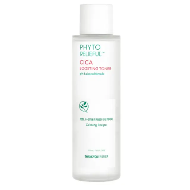 Thank You Farmer Υγρό Τόνωσης Phyto Relieful Cica Boosting Toner για Ευαίσθητες Επιδερμίδες 200ml
