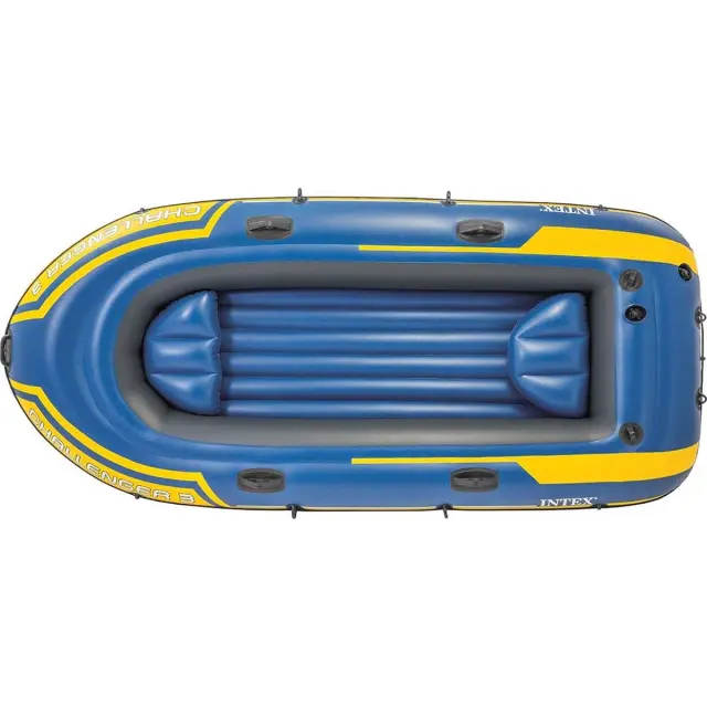 Intex Βάρκα 3 Ατόμων Challenger 295 x 137 x 43 Εκ. (68370NP) Μπλε