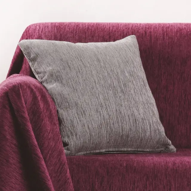 Διακοσμητικό Μαξιλάρι 42x42 Με Γέμιση Anna Riska 1300 Light Grey 100% Chenille