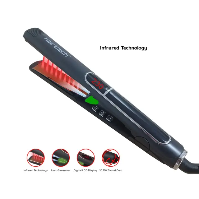 HairTech Infrared HT087 Επαγγελματική Πρέσα Μαλλιών Ceramic Ionic 25mm 2