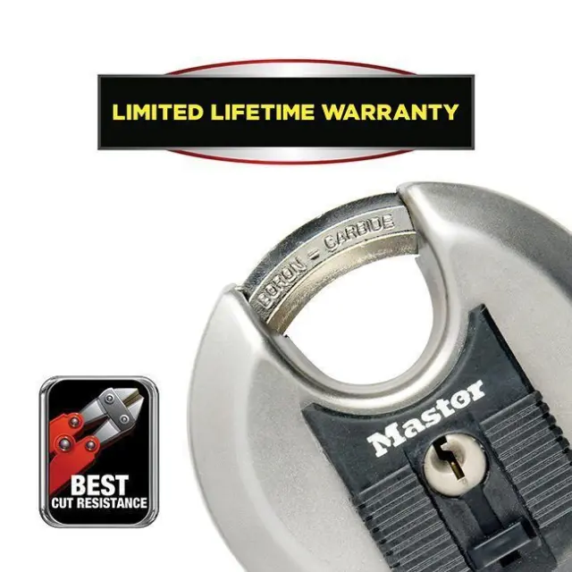 Master Lock M40EURDCC - Ανοξείδωτο λουκέτο EXCELL δίσκος 70mm υψίστης ασφαλείας 2