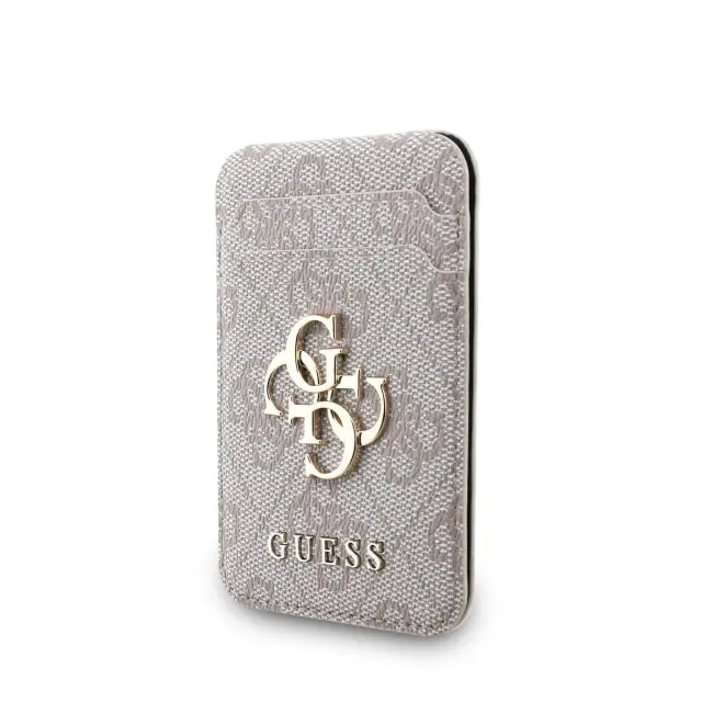 Guess 4G Metal Logo MagSafe Cardslot Stand Pink 2