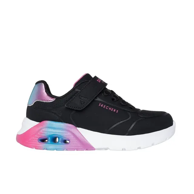 Skechers Vivid Metallic Uno Lite 2.0 (PS) (310435L-BKMT) - Μαύρο
