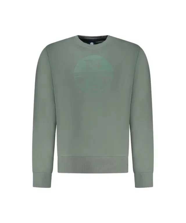 North Sails- Ανδρικό Φούτερ Hoodie Regular Fit 993036-000-0419 Πράσινο