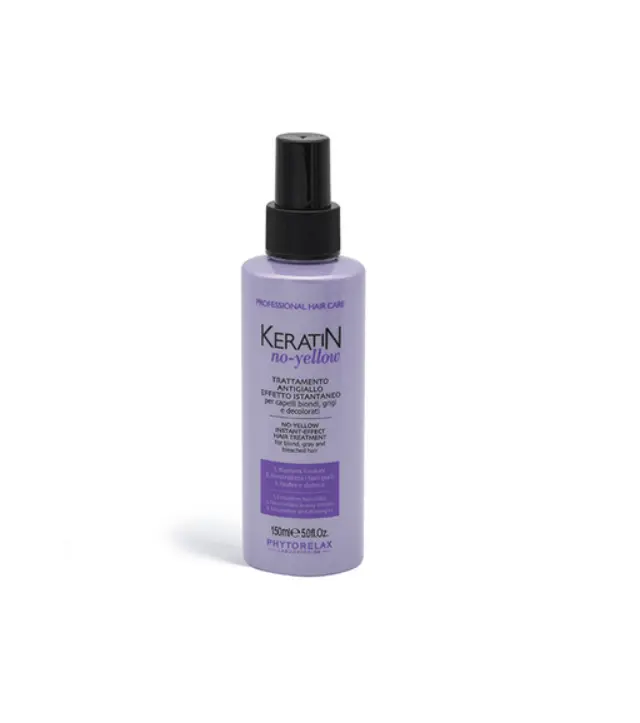 Phytorelax Keratin No-Yellow Hair Treatment Θεραπεία Ανανέωσης για Ξανθά/Γκρίζα Μαλλιά, 150ml
