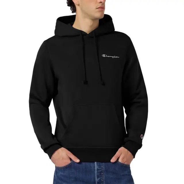 Champion Men's Hooded Sweatshirt Μαύρο 221790-KK001 (Champion)