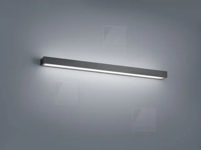 THEIA Φωτιστικό Τοίχου LED Ματ Μαύρο IP44 25W 2900K 900mm