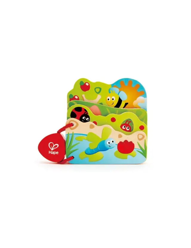 Hape Early Explorer Baby Is Bug Ξύλινο Βιβλιαράκι E0043