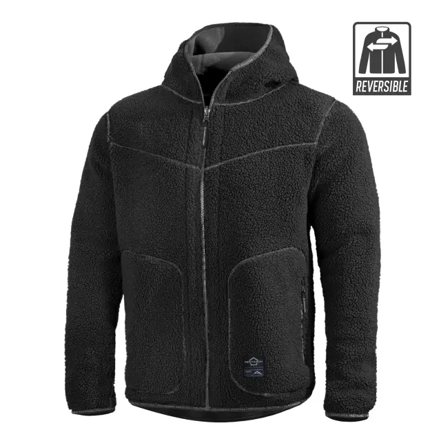 IANOS SHERPA 2-IN-1 REVERSIBLE FLEECE JACKET | K09057 128-RAL7013/BLACK 3