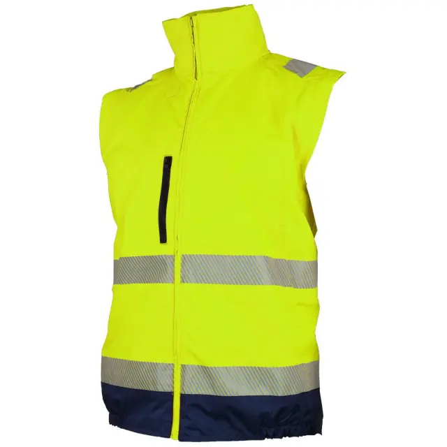 Αδιάβροχο Ανακλαστικό Μπουφάν 2 σε 1 Lacuna Cetus yellow/navy - 2XL 2
