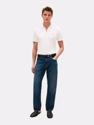 Tommy Hilfiger Ανδρική Μπλούζα με Φερμουάρ Κρεμ Κρεμ 3