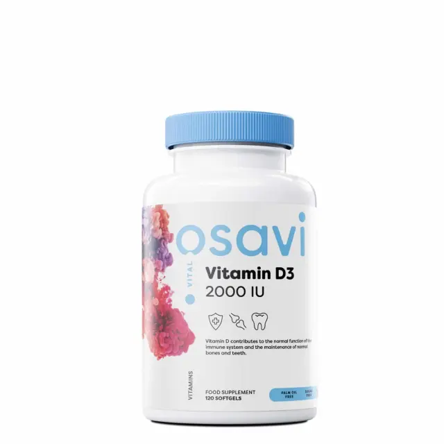 Osavi Vitamin D3 2000 IU (120 softgels)