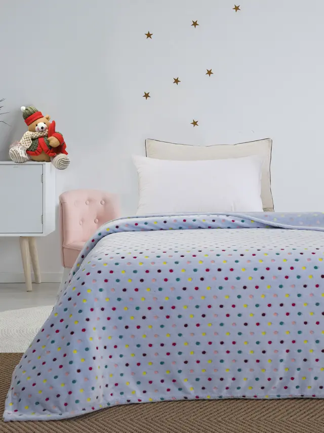 Κουβέρτα 160X220 Μονή Φωσφοριζέ Fleece Luminous Palamaiki Bubble 2