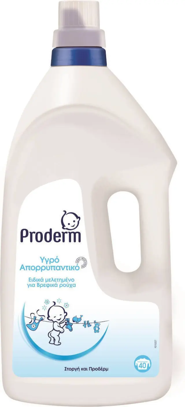 Proderm Βρεφικό Υγρό Απορρυπαντικό Ρούχων 40 Μεζούρες