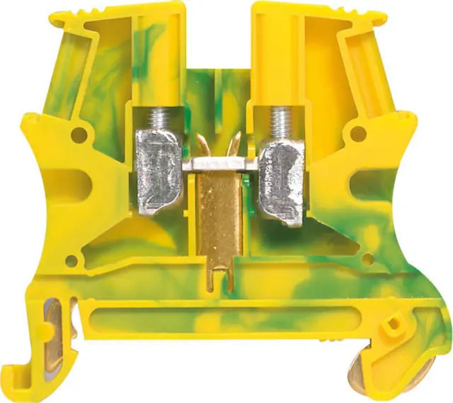 Terminal block Viking 3 -screw -for conductor -1 connection -metal base -pitch 8