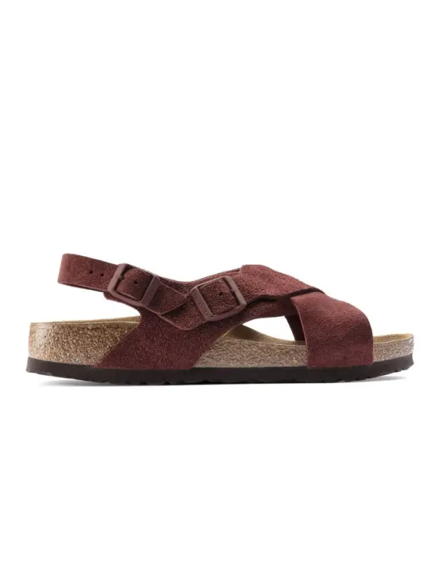 Birkenstock Πέδιλα Γυναικείο δέρμα suede Καφέ BIR/TULUM SOFT 1022294 CHOCOLA 3