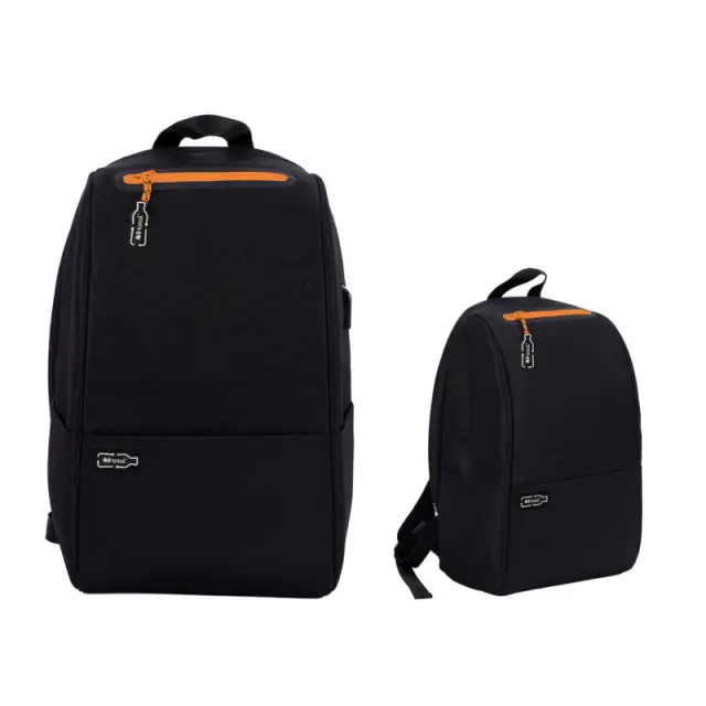 ΤΣΑΝΤΑ i-TOTAL XL2111 BACKPACK RPET BLACK/ORANGE 24lit